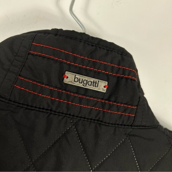 ❤️ bugatti Men's Black Quilted Jacket 42R - Picture 4 of 14